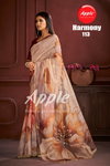 Harmony Vol 1 By Apple Organza Printed Sarees Wholesale Market In Surat